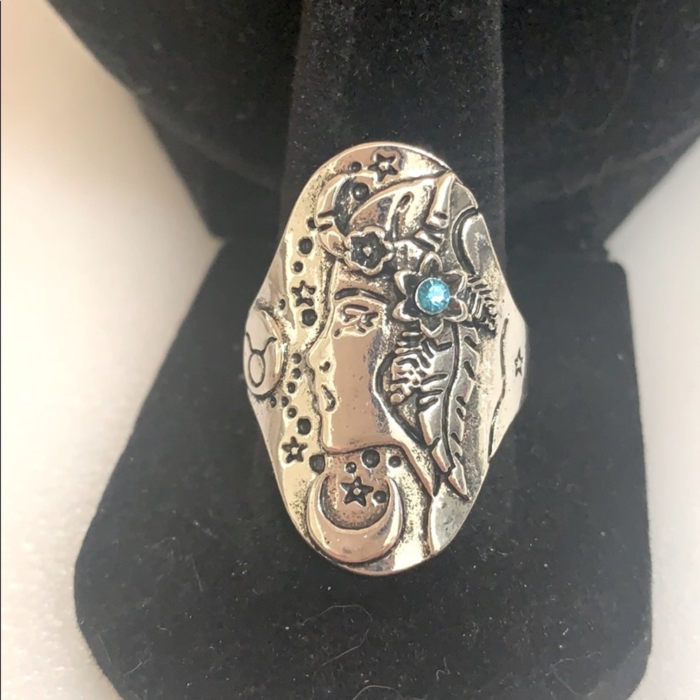 Taurus ♉️ Horoscope Ring 925 SS